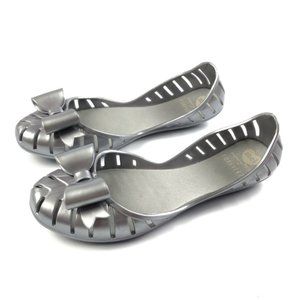 Mel by Melissa for Forever 21 Jelly Bow Flats